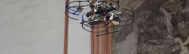Autonomní drony skupiny MRS určené k dokumentaci historických objektů byly nasazeny v kostele sv. Mořice v Olomouci
