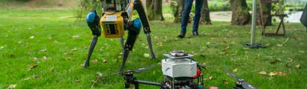 Robotičtí psi a drony jako součást bezpečnostního kamerového systému?
