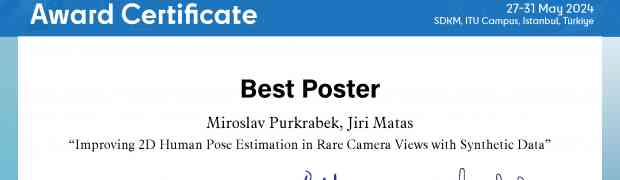 Award for the best poster at the conference in Turkey